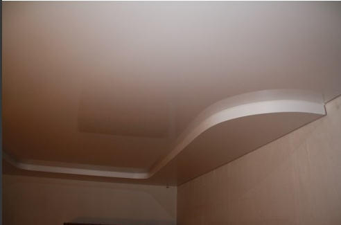 Профиль для монтажа многоуровневого потолка с подсветкой 